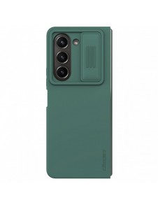 Nillkin CamShield Silikonfodral till Samsung Galaxy Z Fold 5 med kameraskydd - mörkgrön