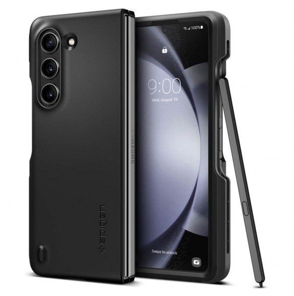 Spigen SLIM ARMOR PRO PEN GALAXY Z Fold 5 SVART