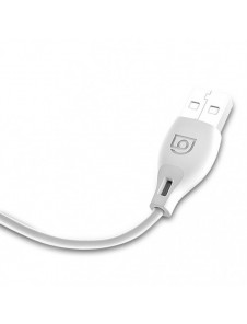Dudao-kabel mikro-USB-kabel 2,4A 1m vit (L4M 1m vit)