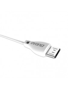 Dudao-kabel mikro-USB-kabel 2,4A 2m vit (L4M 2m vit)
