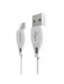 Dudao-kabel USB Typ C 2.1A 1m vit (L4T 1m vit)
