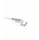 Dudao-kabel USB Typ C 2.1A 1m vit (L4T 1m vit)