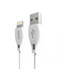 Dudao-kabel USB / Lightning-kabel 2,4A 1m vit (L4L 1m vit)