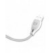 Dudao-kabel USB / Lightning-kabel 2,4A 1m vit (L4L 1m vit)