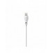 Dudao-kabel USB / Lightning-kabel 2,4A 1m vit (L4L 1m vit)