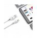 Dudao-kabel USB / Lightning-kabel 2,4A 1m vit (L4L 1m vit)