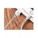 Dudao-kabel USB / Lightning-kabel 2,4A 1m vit (L4L 1m vit)