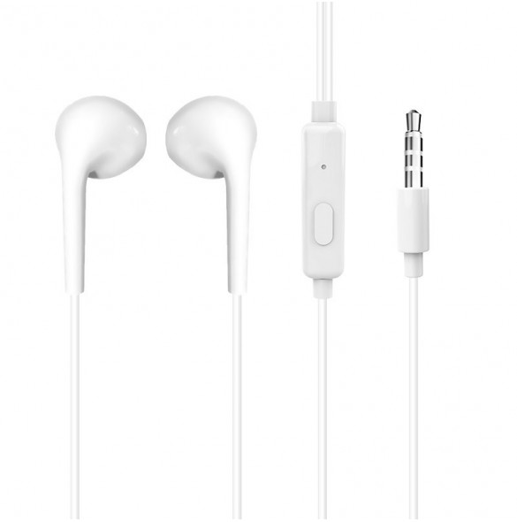 Dudao in-ear trådbunden minijack 3,5 mm headset vit (X10S vit)