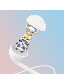 Dudao in-ear trådbunden minijack 3,5 mm headset vit (X10S vit)