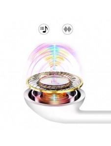 Dudao in-ear trådbunden minijack 3,5 mm headset vit (X10S vit)