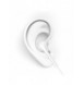 Dudao in-ear trådbunden minijack 3,5 mm headset vit (X10S vit)