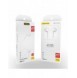 Dudao in-ear trådbunden minijack 3,5 mm headset vit (X10S vit)