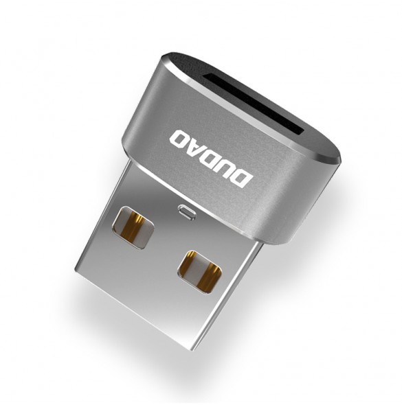 Dudao-adapter från USB Type-C till USB-svart (L16AC svart)