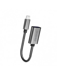 Dudao adapterkabel OTG USB 2.0 till USB Typ C grå (L15T)