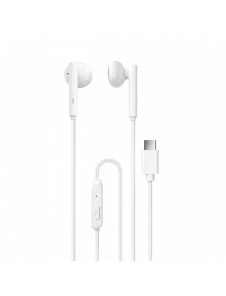 Dudao hörlurar med kabel USB Type C 1,2 m vit (X3B-W)