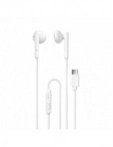 Dudao hörlurar med kabel USB Type C 1,2 m vit (X3B-W)