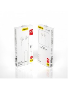 Dudao hörlurar med kabel USB Type C 1,2 m vit (X3B-W)
