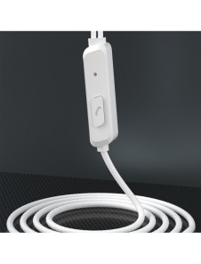 Dudao hörlurar med kabel USB Type C 1,2 m vit (X3B-W)