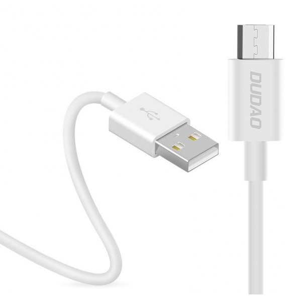 Dudao kabel USB / micro USB 3A kabel 1m vit (L1M vit)