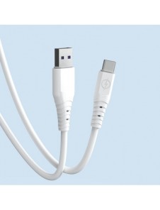 Dudao-kabel USB - USB Type C 6A-kabel 1 m vit (TGL3T)