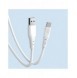 Dudao-kabel USB - USB Type C 6A-kabel 1 m vit (TGL3T)