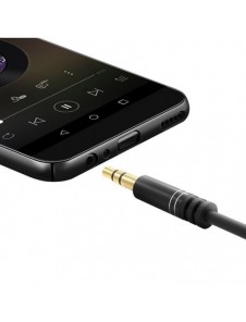 Dudao vinklad kabel AUX minijack 3,5 mm kabel 1 m vit (L11 vit)