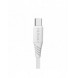 Dudao-kabel USB / USB Typ C 5A 1m vit (L2T 1m vit)