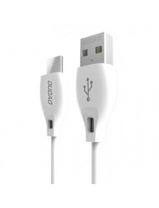Dudao-kabel USB Typ C 2.1A 2m vit (L4T 2m vit)