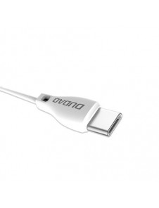Dudao-kabel USB Typ C 2.1A 2m vit (L4T 2m vit)