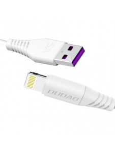 Dudao kabel USB / Lightning 5A 1m vit (L2L 1m vit)