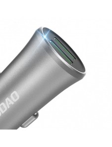 Dudao 3.4A smart billaddare 2x USB silver (R6S silver)