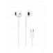 Dudao in-ear-hörlurar med USB Type-C-kontakt vit (X3C)