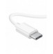 Dudao in-ear-hörlurar med USB Type-C-kontakt vit (X3C)