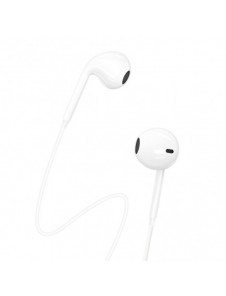 Dudao in-ear-hörlurar med USB Type-C-kontakt vit (X3C)