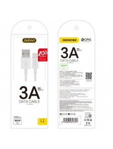 Dudao kabel USB / Lightning 3A 1m vit (L1L vit)