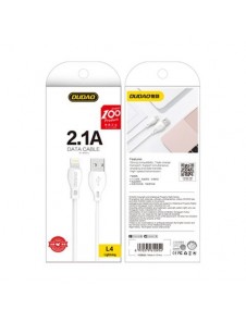 Dudao-kabel USB / Lightning 2.1A-kabel 2m vit (L4L 2m vit)