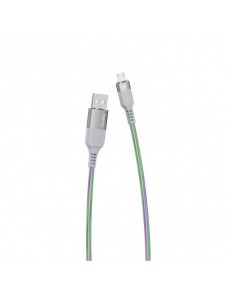 Dudao LED-upplyst kabel USB - micro USB 5 A 1 m grå (L9XM)