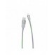 Dudao LED-upplyst kabel USB - micro USB 5 A 1 m grå (L9XM)
