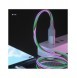 Dudao LED-upplyst kabel USB - micro USB 5 A 1 m grå (L9XM)