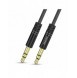 Dudao lång töjbar kabel AUX minijack 3,5 mm fjäder 150 cm vit (L12 vit)