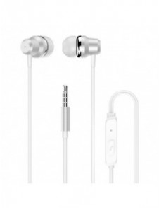 Dudao in-ear hörlurar headset med fjärrkontroll och mikrofon 3,5 mm minijack vit (X10 Pro vit)