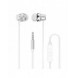 Dudao in-ear hörlurar headset med fjärrkontroll och mikrofon 3,5 mm minijack vit (X10 Pro vit)