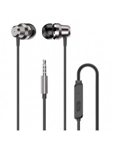 Dudao in-ear hörlurar headset med fjärrkontroll och mikrofon 3,5 mm minijack silver (X10 Pro silver)