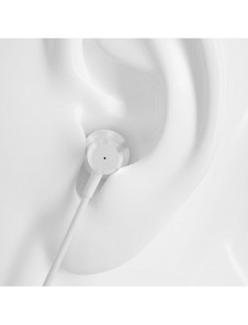 Dudao in-ear hörlurar headset med fjärrkontroll och mikrofon 3,5 mm minijack silver (X10 Pro silver)