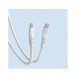 Dudao kabel, kabel USB Typ C - USB Typ C 6A 100W PD 1m vit (TGL3C)