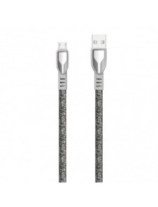 Dudao USB flätad kabel - micro USB 5 A 1 m grå (L3PROM grå)