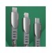 Dudao USB flätad kabel - micro USB 5 A 1 m grå (L3PROM grå)