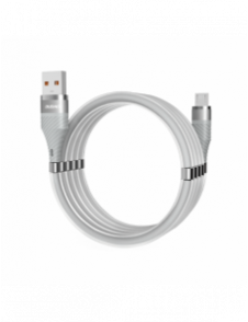 Dudao självorganiserande magnetkabel USB-kabel - micro USB 5 A 1 m grå (L1xsM ljusgrå)
