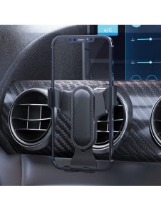 Dudao gravitationell smartphonehållare svart (F7s)
