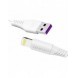 Dudao kabel USB / Lightning 5A kabel 2m vit (L2L 2m vit)